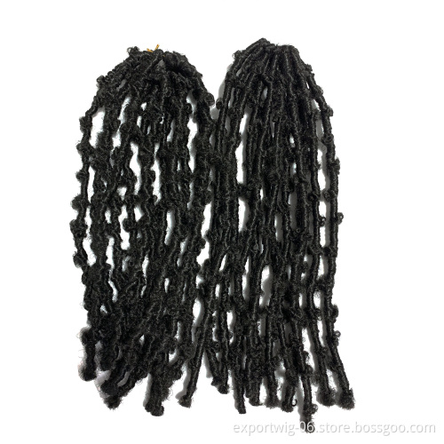 Urtra Synthetic Jumbo Braid Hair Wholesale Braiding Butterfly Locs Water Wave Crochet Curly Faux Locs  Passion Twist Hair Ombre